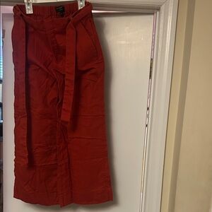 Elegant Red Women's pants